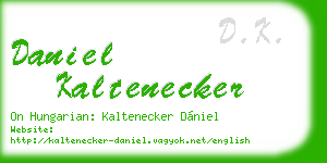 daniel kaltenecker business card